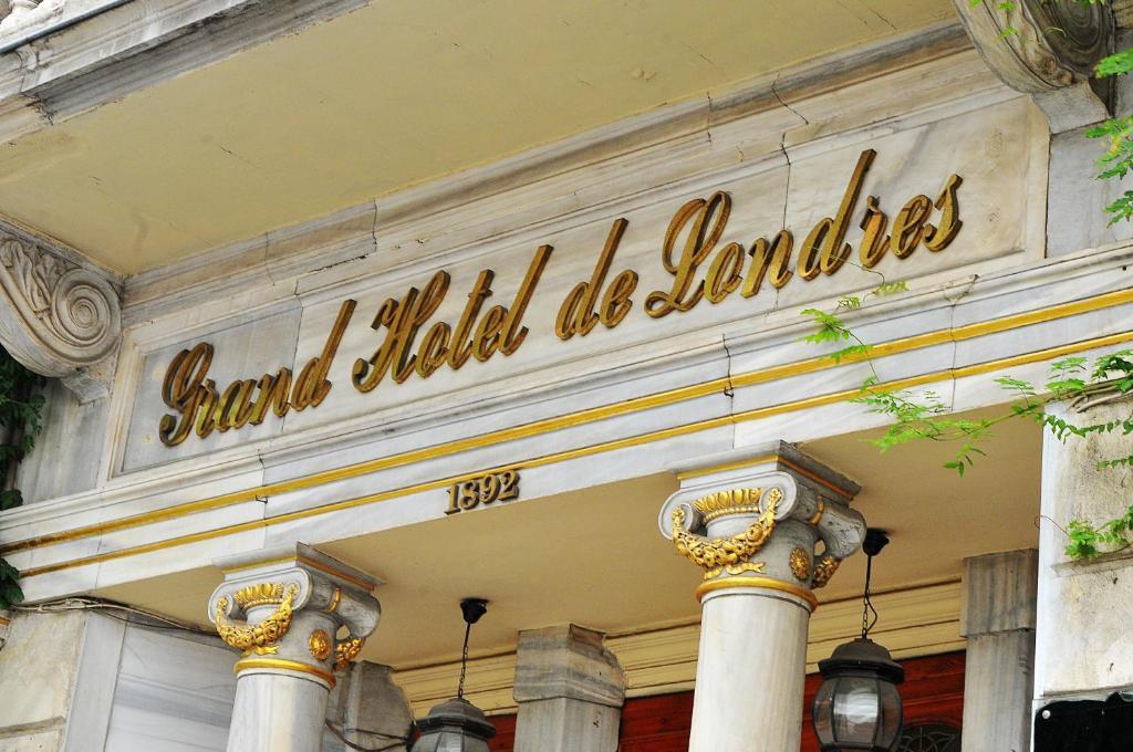 Grand Hotel De Londres Istanbul Exterior foto
